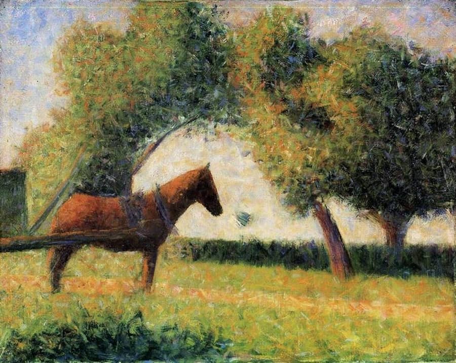 Horse by Georges Seurat