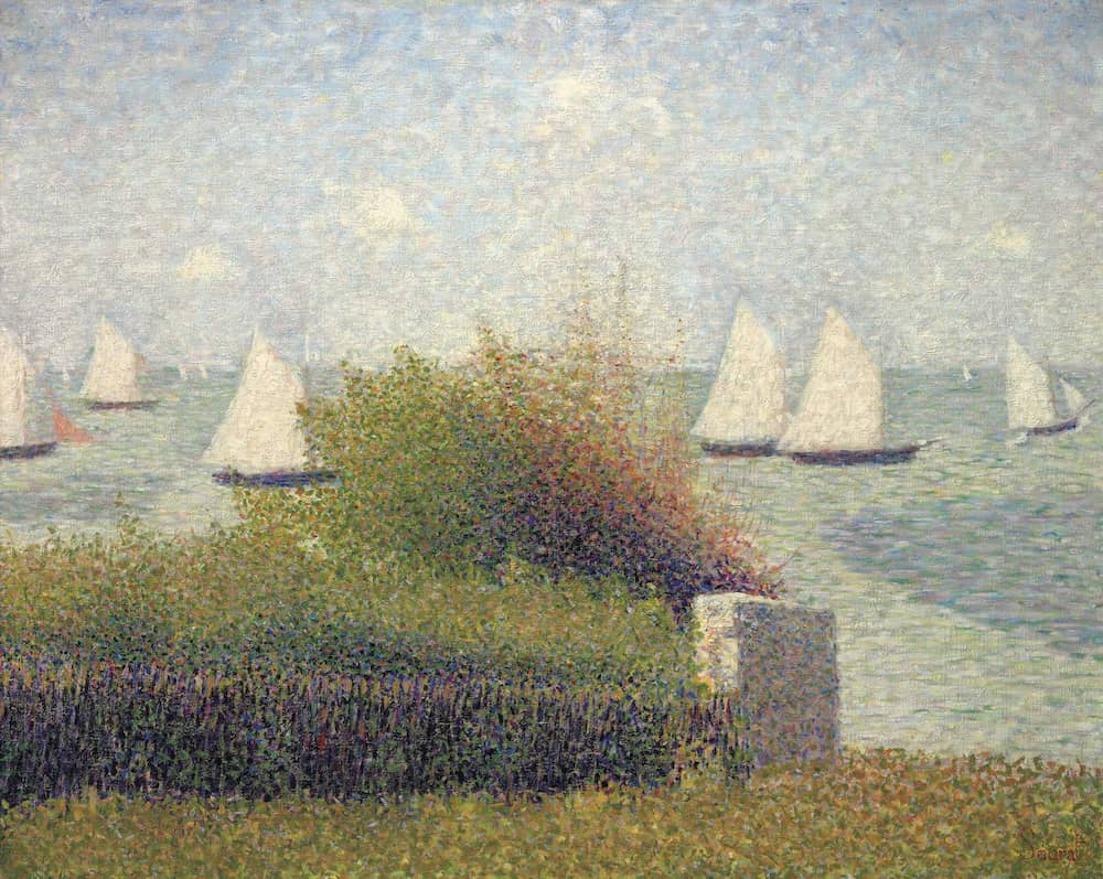 La rade de Grandcamp by Georges Seurat