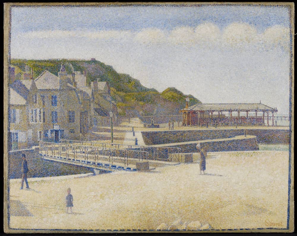 Port en Bessin by Georges Seurat