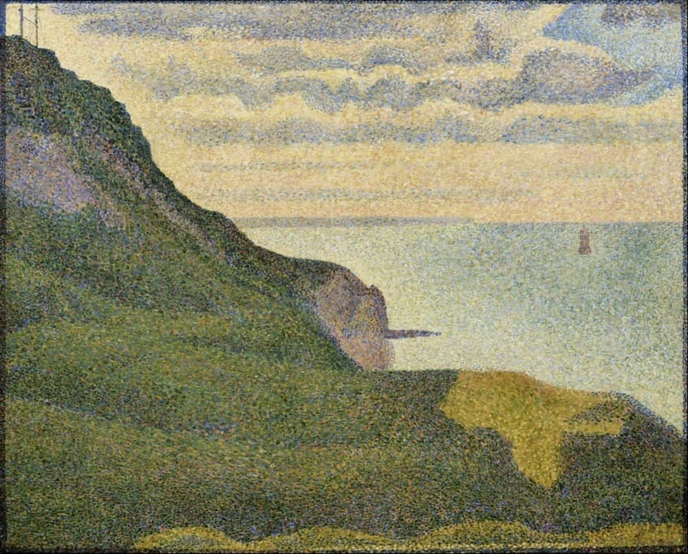 Seascape at Port-en-Bessin, Normandy by Georges Seurat