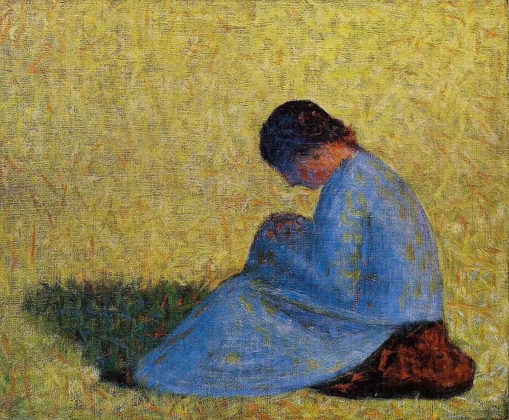 Seated Woman by Georges Seurat