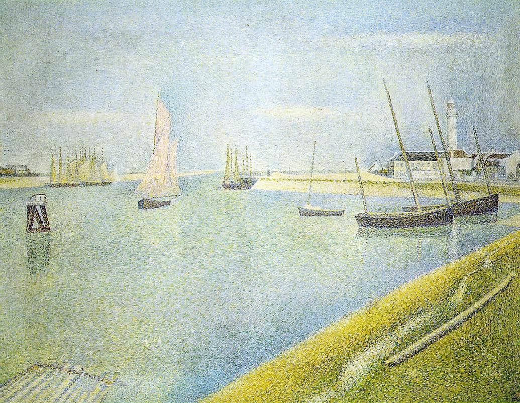 The Channel at Gravelines in the Direction of the Sea by Georges Seurat