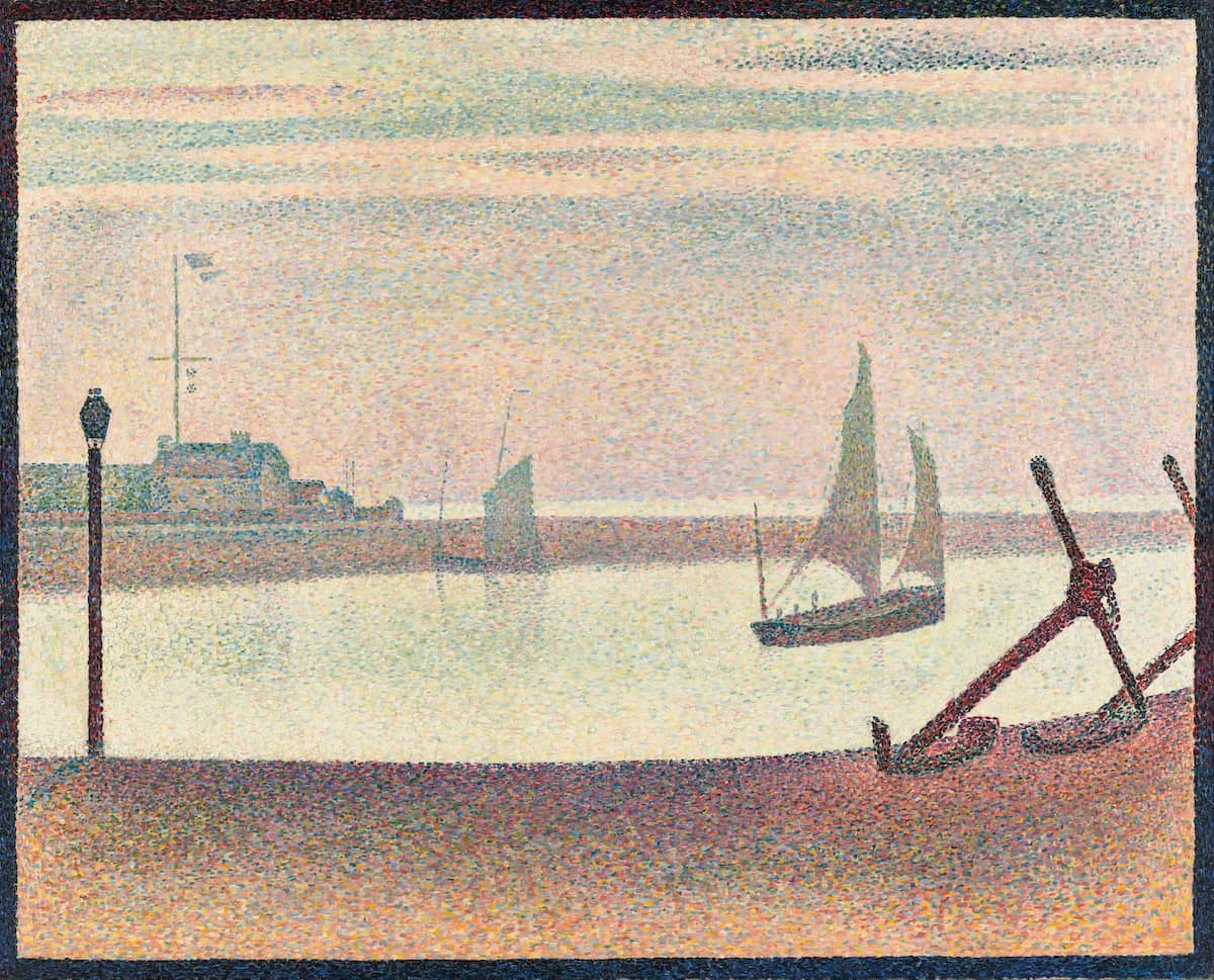 The Channel at Gravelines by Georges Seurat