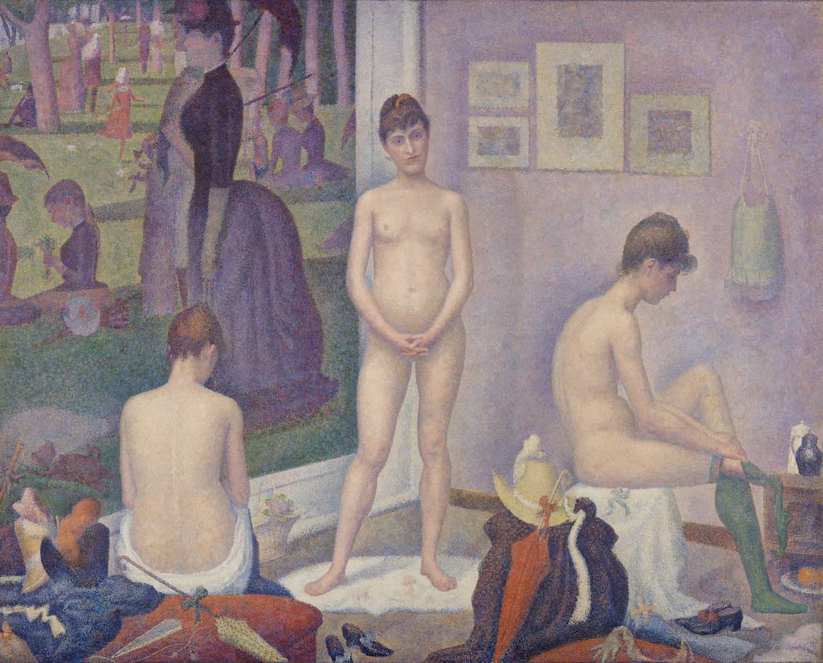 The Models by Georges Seurat