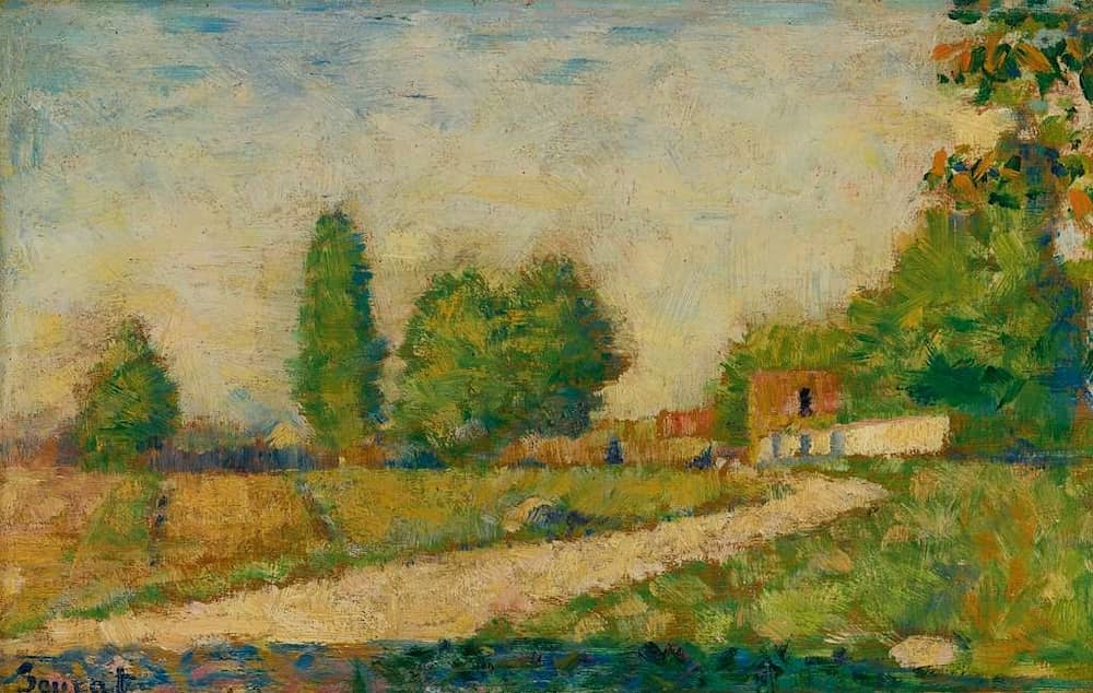 Village Road by Georges Seurat