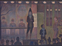 Circus Sideshow by Georges Seurat