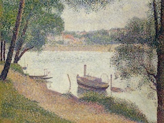 Gray Weather on the Grande Jatte by Georges Seurat