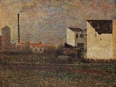 Industrial Suburb by Georges Seurat