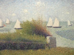 La rade de Grandcamp by Georges Seurat