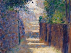 La rue Saint-Vincent by Georges Seurat