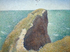 Le Bec du Hoc, Grandcamp by Georges Seurat