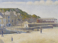 Port en Bessin by Georges Seurat