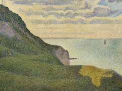 Seascape at Port-en-Bessin, Normandy by Georges Seurat