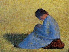 Seated Woman by Georges Seurat