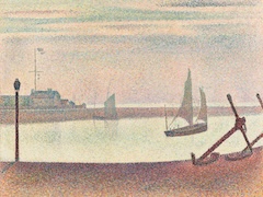 The Channel at Gravelines by Georges Seurat