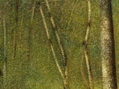 The Forest at Pontaubert by Georges Seurat